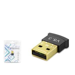 HADRON BT5.3 USB Bluetooth Adaptör 5.3 Siyah