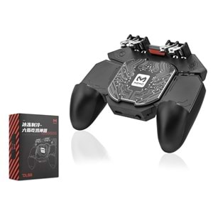 HADRON DL88 Soğutucu Fanlı Telefon Tutuculu Mobil Gamepad 4 Butonlu Siyah