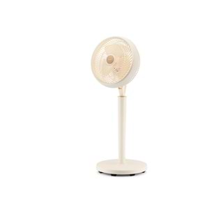EVEREST FAN12 DynaBreeze Ayarlanabilir Ayaklı Retro Vantilatör 9 İnç 70W 2000 RPM 3 Kademeli Krem