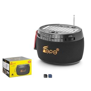 FEPE FP396S Bluetooth FM Radyo USB TF AUX Solar Şarjlı 7W Taşınabilir Kamp Hoparlör