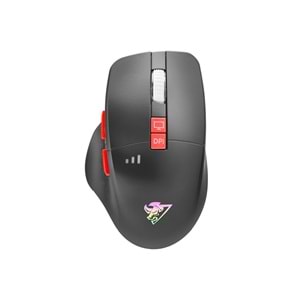 HADRON G390 Şarjlı Kablosuz Sessiz RGB Gaming Mouse 2.4 GHz 1600 DPI Siyah
