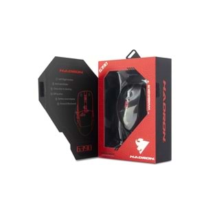 HADRON G390 Şarjlı Kablosuz Sessiz RGB Gaming Mouse 2.4 GHz 1600 DPI Siyah