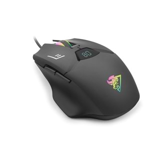 HADRON G400 Dual Mode Sessiz RGB Gaming Mouse 2.4 GHz Bluetooth 1600 DPI Siyah