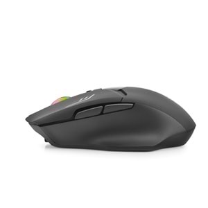 HADRON G400 Dual Mode Sessiz RGB Gaming Mouse 2.4 GHz Bluetooth 1600 DPI Siyah