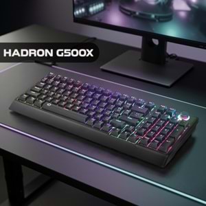 GOOD PRO G500XB Mekanik Gaming Klavye Blue Switch RGB 104 Tuş Siyah