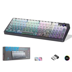 GOOD PRO G518Y Tri Mode Gaming Klavye RGB Sessiz 95 Tuş Siyah