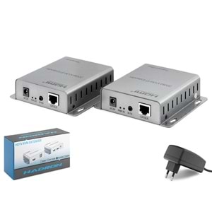 HADRON HDX1343 HDMI KVM IP Extender Loop Out IR 1080p 60 Hz 200 m Gri