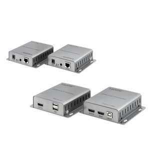 HADRON HDX1343 HDMI KVM IP Extender Loop Out IR 1080p 60 Hz 200 m Gri