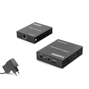 HADRON HDX1349 HDMI IP Extender IR 1080p 60 Hz 200 m Siyah
