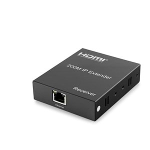 HADRON HDX1349 HDMI IP Extender IR 1080p 60 Hz 200 m Siyah
