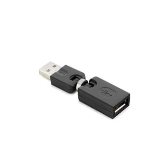 HADRON HDX1357 USB Mafsallı Adaptör Siyah
