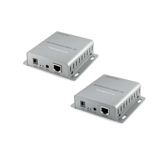 HADRON HDX1363 HDMI KVM Extender Loop Out 4K 30 Hz 120 m Gri