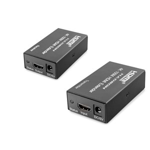 HADRON HDX1367 HDMI Extender EDID 4K 30 Hz 100 m Siyah