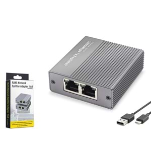 HADRON HDX1413 Gigabit Ethernet Switch 4 Port Type C Güç Girişli Gri