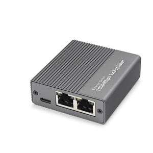 HADRON HDX1413 Gigabit Ethernet Switch 4 Port Type C Güç Girişli Gri
