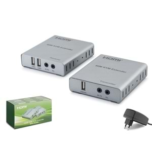 HADRON HDX1422 HDMI KVM Extender IR Ses 1080p 60 Hz 60 m Gri