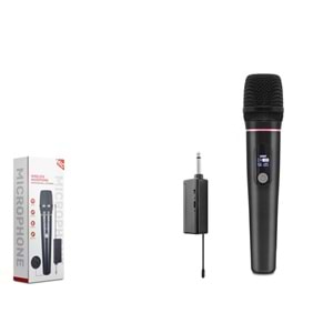 HADRON HDX2790 UHF Kablosuz Mikrofon 6.35 mm Siyah