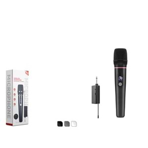 HADRON HDX2790 UHF Kablosuz Mikrofon 6.35 mm Siyah