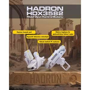 HADRON HDX3582 Mobil Oyun Kontrol Aparatı 2 Butonlu Mouse Tıklama Hissiyatlı Açık Lila