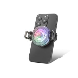 HADRON HDX4380 Manyetik Klipsli Telefon Soğutucu Fan RGB Siyah