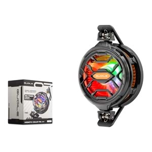 HADRON HDX4382 Manyetik Klipsli MagSafe Uyumlu Telefon Tablet Soğutucu Fan 15W RGB Siyah