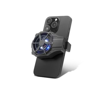HADRON HDX4388 Klipsli Bataryalı Telefon Soğutucu Fan LED Siyah