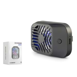 HADRON HDX4389 Klipsli Bataryalı Telefon Soğutucu Fan LED Siyah