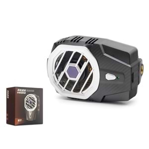HADRON HDX4393 Klipsli Bataryalı Telefon Soğutucu Fan Siyah