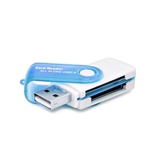 HADRON HDX7022 USB All in One Kart Okuyucu SD MicroSD MiniSD MMC MS M2 480 Mbps Çok Renkli