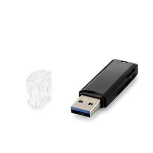 HADRON HDX7030 USB 3.0 Kart Okuyucu SD MicroSD 5 Gbps Siyah