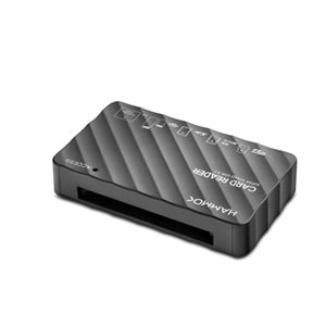 iETOP HDX7064 USB Type-C 3.1 Gen1 All in One Kart Okuyucu CF SD MicroSD MS XD 5 Gbps Siyah