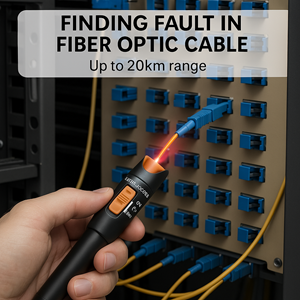 HADRON HDX8900 Fiber Optik Kablo Bulucu VFL 10 km Siyah
