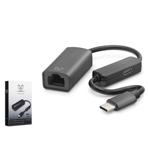 NONAP L118 Type C USB 2.0 Ethernet Adaptör 10/100 Mbps PD Güç Destekli Siyah