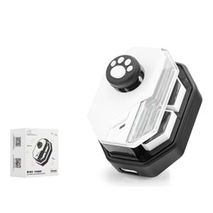 HADRON MB02 Mobil Oyun Joysticki Makro Kombo Bluetooth 5.0 150 mAh Beyaz Siyah