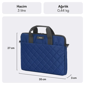 MACK MCC903 Iksy 14.1 İnç Notebook Çantası Lacivert