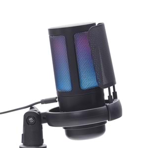 HADRON ME6S Gaming RGB Tripod Mikrofon Type-C 192kHz 24Bit Siyah