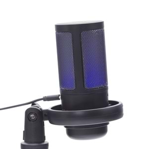HADRON ME6S Gaming RGB Tripod Mikrofon Type-C 192kHz 24Bit Siyah