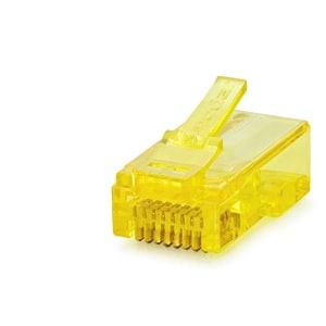 NODAR ND2400 CAT6 EZ RJ45 Konnektör 100 Adetli Kutu Sarı