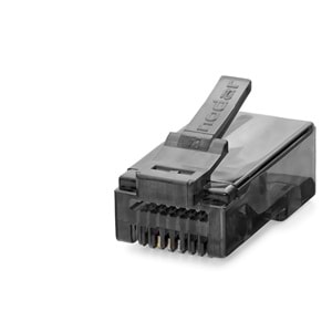 NODAR ND2402 CAT6 EZ RJ45 Konnektör 100 Adetli Kutu Siyah