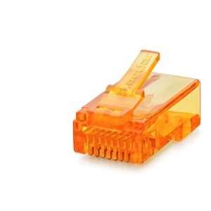 NODAR ND2405 CAT6 EZ RJ45 Konnektör 100 Adetli Kutu Turuncu