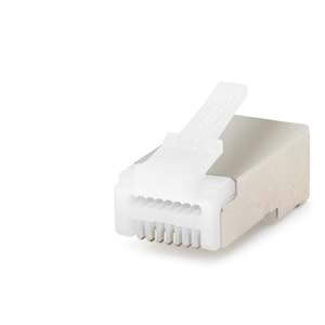 NODAR ND2422 CAT6E EZ RJ45 Metal Konnektör 100 Adetli Kutu Beyaz