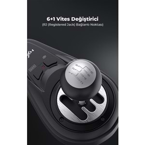NODAR ND705 PXN V10 Oyuncu Direksiyon Seti 3.2Nm Force Feedback 3 Pedallı PS4 PC Xbox Uyumlu Siyah
