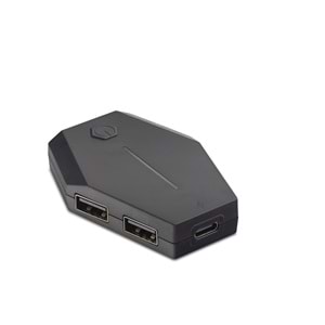 NODAR ND762 Android Uyumlu Mobil Oyun Klavye Mouse Dönüştürücü Seti RGB Siyah