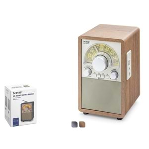 NNS NS900BT Bluetooth Nostaljik FM Radyo USB TF AUX Hoparlör