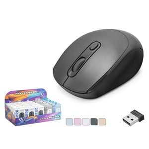 HADRON Q220K2 Kablosuz Mouse 1600 DPI 25li Paket Siyah Beyaz Mavi