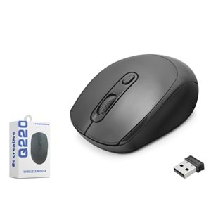 HADRON Q220K Kablosuz Mouse 1600 DPI 25li Paket Siyah Beyaz Mavi Pembe Turuncu