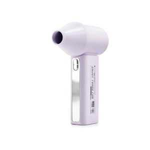 HADRON T08 Şarjlı Standlı Turbo Mini El Fanı 3000 mAh Dijital Göstergeli 100 Kademeli