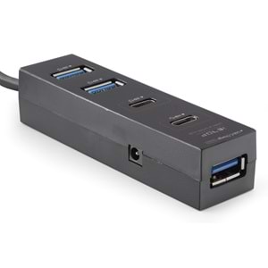 iETOP TU0529 Type-C 3.2 Gen1 Hub 4 Port 5 Gbps 80 cm Siyah