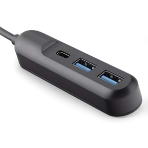 iETOP U35G05 USB Type-C 3.2 Gen1 Hub 3 Port 5 Gbps Siyah