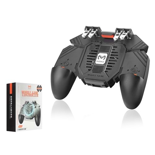 HADRON AK77-2 Soğutucu Fanlı Telefon Tutuculu Mobil Gamepad 4 Butonlu 4000 mAh Siyah